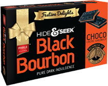 Hide &amp; Seek Black Bourbon Choco Creme Sandwich