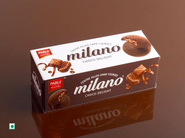 Parle Platina | Milano Centre Filled Cookies | Dark